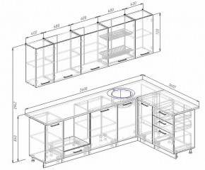 Кухонный гарнитур угловой Шимо 2600х1600 (Стол. 26мм) в Копейске - kopejsk.ok-mebel.com | фото 2