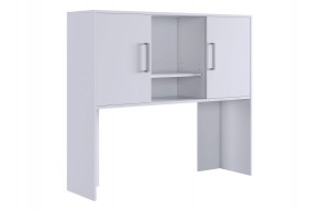 ЛАЙТ 2 Надстройка стола компьютерного (1200) белый в Копейске - kopejsk.ok-mebel.com | фото