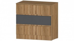 ЛЕНОРА Комод 3 ящика (графит) в Копейске - kopejsk.ok-mebel.com | фото