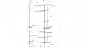 ЛЕНОРА Спальный гарнитур (модульный) кашемир в Копейске - kopejsk.ok-mebel.com | фото 9
