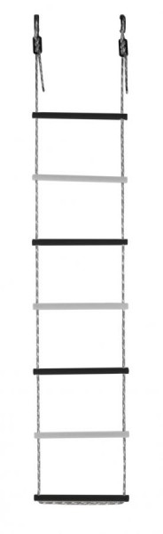 Лестница веревочная 7 перекладин цв.черный, белый D=25  в Копейске - kopejsk.ok-mebel.com | фото