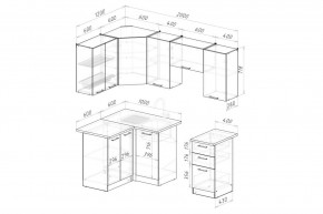 ЛИОРА Кухонный гарнитур Оптима 5 (1200*2000 мм) в Копейске - kopejsk.ok-mebel.com | фото 2