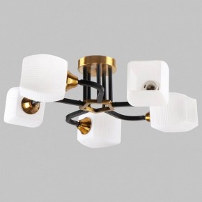 Люстра на штанге Imex MD.52009 MD.52009-5-S-BK+GAB в Копейске - kopejsk.ok-mebel.com | фото