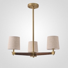 Люстра на штанге Imperiumloft Jorgenson Beige/Dark wood STAVRA01 в Копейске - kopejsk.ok-mebel.com | фото