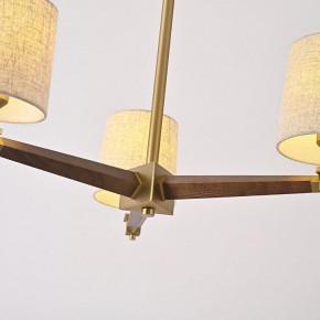 Люстра на штанге Imperiumloft Jorgenson Beige/Dark wood STAVRA01 в Копейске - kopejsk.ok-mebel.com | фото 13