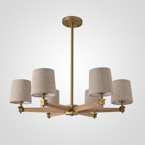 Люстра на штанге Imperiumloft Jorgenson Beige/Light wood STAVRA01 в Копейске - kopejsk.ok-mebel.com | фото