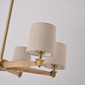 Люстра на штанге Imperiumloft Jorgenson Beige/Light wood STAVRA01 в Копейске - kopejsk.ok-mebel.com | фото 7