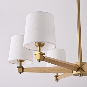 Люстра на штанге Imperiumloft Jorgenson White/Light wood STAVRA01 в Копейске - kopejsk.ok-mebel.com | фото 11