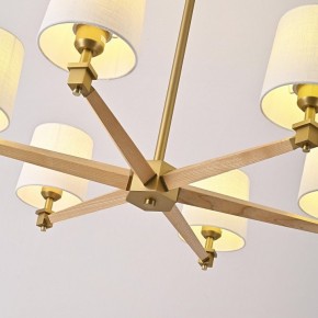Люстра на штанге Imperiumloft Jorgenson White/Light wood STAVRA01 в Копейске - kopejsk.ok-mebel.com | фото 7