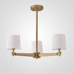 Люстра на штанге Imperiumloft Jorgenson White/Light wood STAVRA01 в Копейске - kopejsk.ok-mebel.com | фото