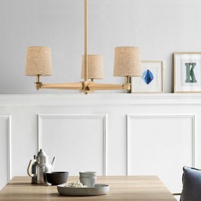 Люстра на штанге Imperiumloft Jorgenson White/Light wood STAVRA01 в Копейске - kopejsk.ok-mebel.com | фото 6
