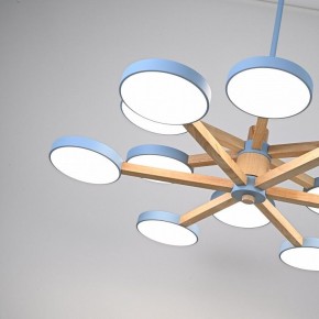 Люстра на штанге Imperiumloft TURNA Blue TURNA-DBL01 в Копейске - kopejsk.ok-mebel.com | фото 6