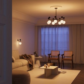 Люстра на штанге Maytoni Museo MOD436PL-05BS в Копейске - kopejsk.ok-mebel.com | фото 3