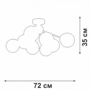 Люстра на штанге Vitaluce V3772 V3772-8/8PL в Копейске - kopejsk.ok-mebel.com | фото 4