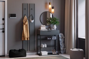 МЕБЕЛЬСОН К19 Прихожая (графит) в Копейске - kopejsk.ok-mebel.com | фото