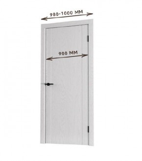 Межкомнатная дверь Bolivar Роялвуд белый (комплект) 900 в Копейске - kopejsk.ok-mebel.com | фото
