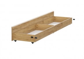МИЛАН Спальня (Дуб Золотой/Белый матовый) в Копейске - kopejsk.ok-mebel.com | фото 18