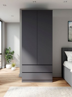 МОРИ МШ 900.2 Шкаф (графит) в Копейске - kopejsk.ok-mebel.com | фото 3