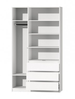 МС "Хилтон" Шкаф №2 1200 (Белый текстурный) в Копейске - kopejsk.ok-mebel.com | фото 3