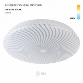 Накладной светильник Эра Slim SPB-6 Slim 8 18-6K в Копейске - kopejsk.ok-mebel.com | фото 2