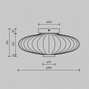 Накладной светильник Maytoni Amulet MOD555WL-L4G3K в Копейске - kopejsk.ok-mebel.com | фото 4