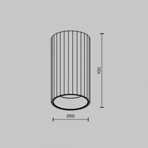 Накладной светильник Maytoni Calipso C106CL-01-GU10-B в Копейске - kopejsk.ok-mebel.com | фото 6