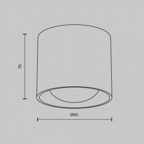 Накладной светильник Maytoni Lens C217CL-15W4K-B в Копейске - kopejsk.ok-mebel.com | фото 9