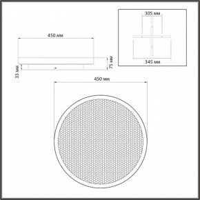 Накладной светильник Sonex Shimmers 7736/60L в Копейске - kopejsk.ok-mebel.com | фото 8