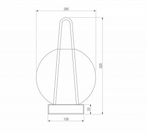 Настольная лампа декоративная Eurosvet Frasco 80507/1 черный в Копейске - kopejsk.ok-mebel.com | фото 3
