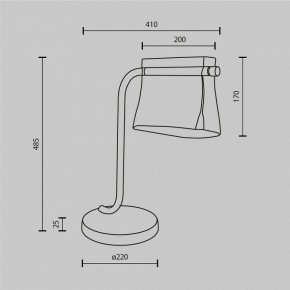 Настольная лампа декоративная Maytoni Cabaret MOD170TL-L8BS3K в Копейске - kopejsk.ok-mebel.com | фото 7