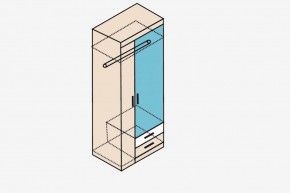 НИКА Н10з Шкаф для одежды в Копейске - kopejsk.ok-mebel.com | фото 4