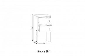 НИКОЛЬ 25 Шкаф 5-ти створчатый в Копейске - kopejsk.ok-mebel.com | фото 7