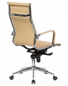Офисное кресло для руководителей DOBRIN CLARK LMR-101F бежевый в Копейске - kopejsk.ok-mebel.com | фото 4