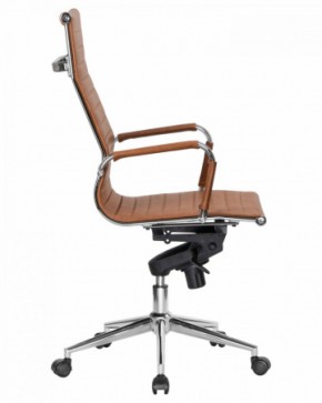 Офисное кресло для руководителей DOBRIN CLARK LMR-101F светло-коричневый №321 в Копейске - kopejsk.ok-mebel.com | фото 3