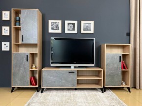 ОСКАР TRIO Гостиная (дуб золотой/каспий темный) в Копейске - kopejsk.ok-mebel.com | фото 2