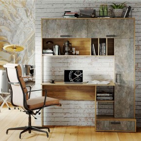Письменный стол Техно (крафт/бетон) в Копейске - kopejsk.ok-mebel.com | фото 3