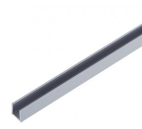 Планка торцевая "П" 4 мм для стеновой панели (алюминий) в Копейске - kopejsk.ok-mebel.com | фото