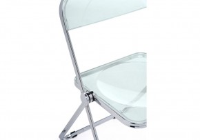 Пластиковый стул Fold складной clear gray-blue в Копейске - kopejsk.ok-mebel.com | фото 7