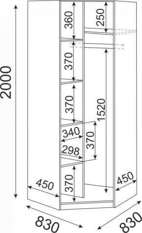 Подростковая ОСТИН (модульная) в Копейске - kopejsk.ok-mebel.com | фото 12