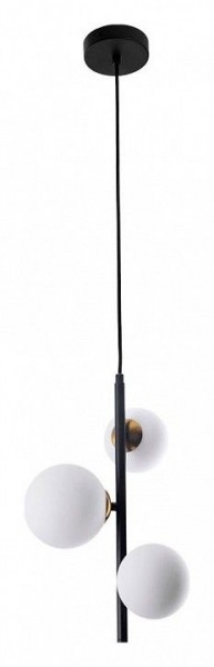 Подвесная люстра Arte Lamp Gemini A2243SP-3BK в Копейске - kopejsk.ok-mebel.com | фото 2
