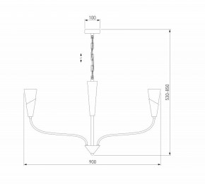 Подвесная люстра Eurosvet Rhyton 60167/8 никель в Копейске - kopejsk.ok-mebel.com | фото 6