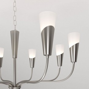 Подвесная люстра Eurosvet Rhyton 60167/8 никель в Копейске - kopejsk.ok-mebel.com | фото 7