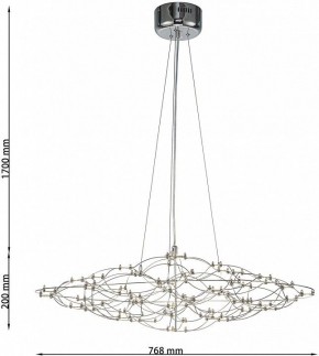 Подвесная люстра Favourite Thinner 4305-8P в Копейске - kopejsk.ok-mebel.com | фото 5