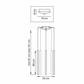 Подвесная люстра Lightstar Tubo L5T747447 в Копейске - kopejsk.ok-mebel.com | фото