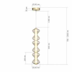 Подвесная люстра ST-Luce SPINE SL6136.213.01 в Копейске - kopejsk.ok-mebel.com | фото 4