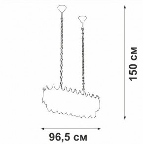 Подвесная люстра Vitaluce V5813 V5813-8/11 в Копейске - kopejsk.ok-mebel.com | фото 4