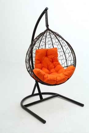 Подвесное кресло Бароло (коричневый/оранжевый) в Копейске - kopejsk.ok-mebel.com | фото