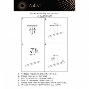 Подвесной светильник Aployt Gercia APL.786.03.38 в Копейске - kopejsk.ok-mebel.com | фото 13