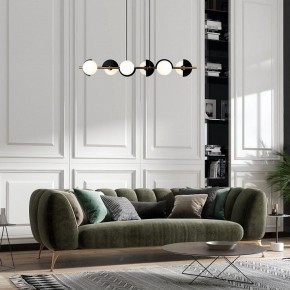 Подвесной светильник Eurosvet Moity 70149/6 черный/латунь Smart в Копейске - kopejsk.ok-mebel.com | фото 4
