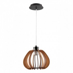 Подвесной светильник Imex MD.9012 MD.9012-1-P-BK+WOOD в Копейске - kopejsk.ok-mebel.com | фото 2